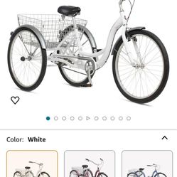 Brand New Schwinn Trike Bicycle Cruiser Basket 