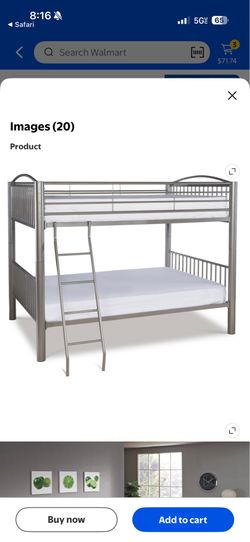 Full over Full bunk beds