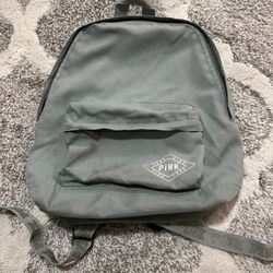 Victoria Secret Pink Nylon Mini Backpack Sage Green