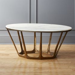 CB2 Parker Marble Coffee Table