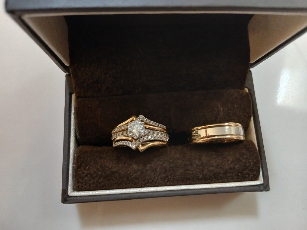 14wg Bridal Set 3 Pc Set.