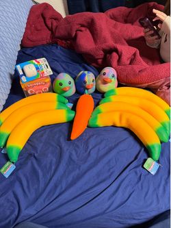 🔥Squeeezy Ducks & Carrots banana & peaches  marshmallow