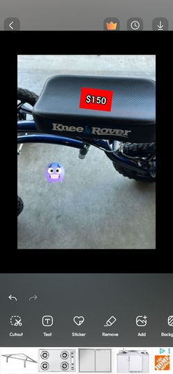 Knee Rover all terrain scooter walker