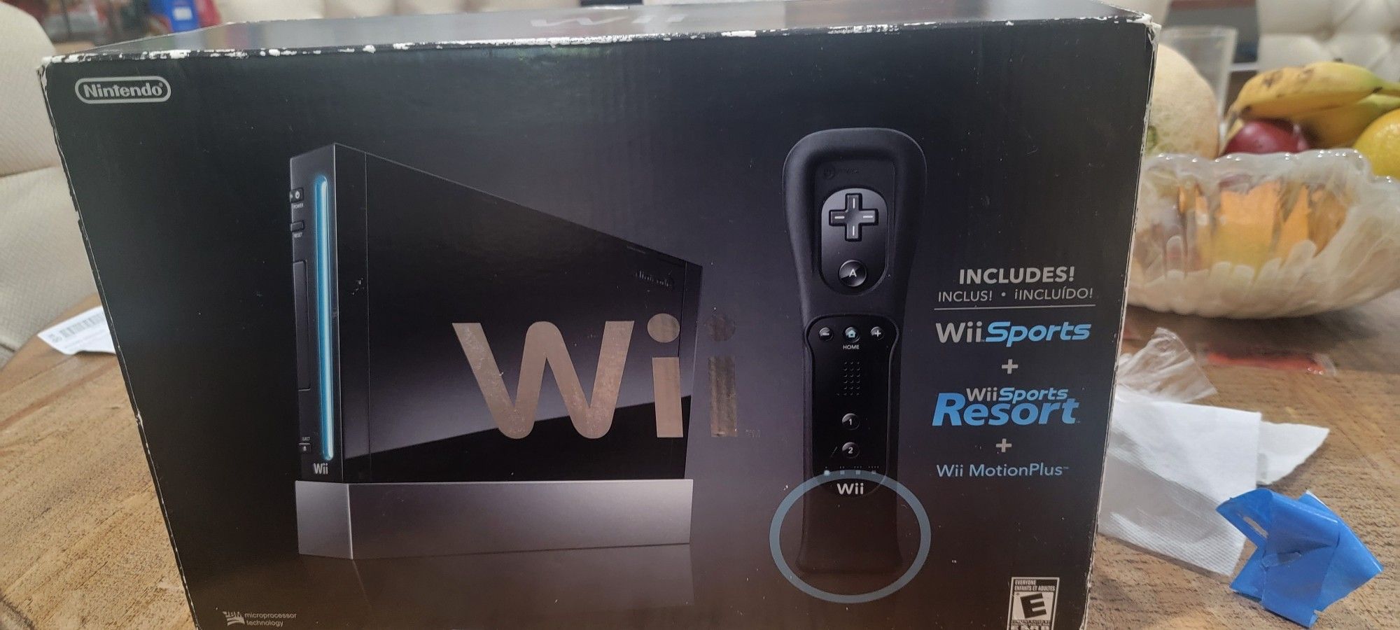 Nintendo Wii Console Black Sports
