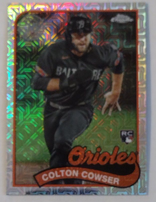 2024 Topps Chrome #T89C-70 Colton Cowser Silver PACK Mojo Refractor 