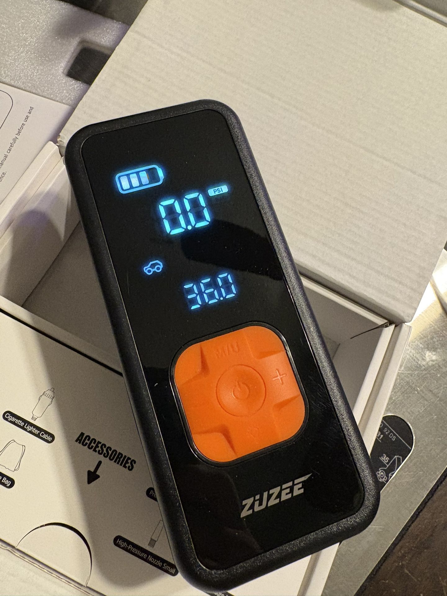 Air Pump Tire Inflator Portable Rechargeable