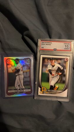 Bowman Chrome Baseball Card Lot of 2