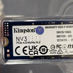 Kingston NV3 PCIe 4.0 NVMe M.2 1TB