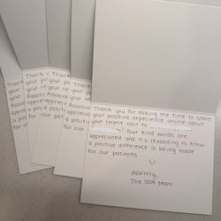 Handwritten Business Cards, Letters, Posters, Etc.
