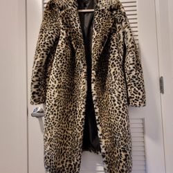 Women's Long Faux Fur Coat (Express)