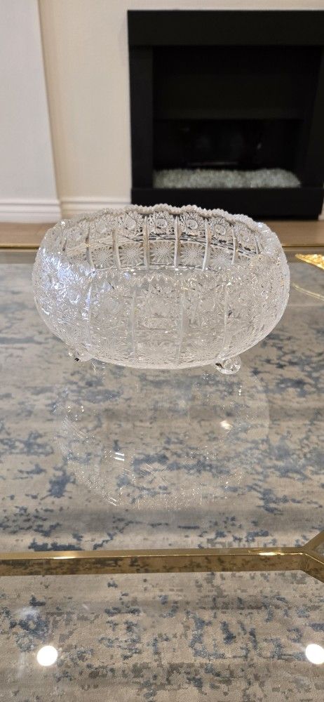 Brand New Bohemia Hand Cut Crystal Bowl. Comes With Original Box