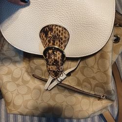 Coach Backpack Purse 
