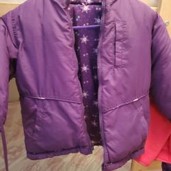 Girls snow jacket size 4/5