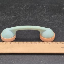 Vintage Plakie Toy Baby Telephone Rattle, 4.25"