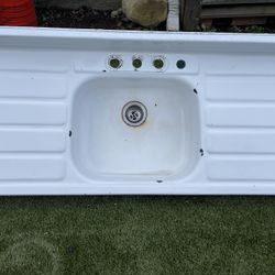 Antique Drainboard Sink