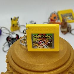3D Printed Gameboy Warrio Cartridge Fan Art Toy Nintendo Gifts Decor Keychain