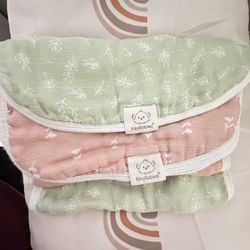 KeaBabies muslin burp cloths