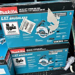 Makita XSH06PT 18V X2 LXT Lithium-lon (36V) Brushless Cordless 7-1/4 in. Circular Saw Kit 5.0Ah