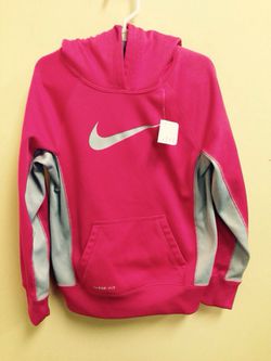 Girls Nike pink pullover small hoodie