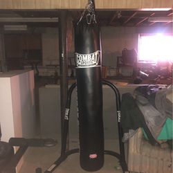 Punching Bag And Stand Included