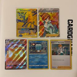Pokemon Cards TCG Pikachu Zekrom GX Gold Promo Professor’s Research Juniper Cinderace Vmax Lot