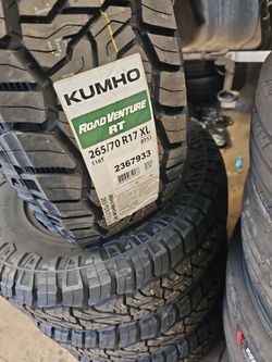 New set of tires kumho rt 265 70 17