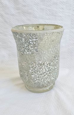 Glass White Vase
