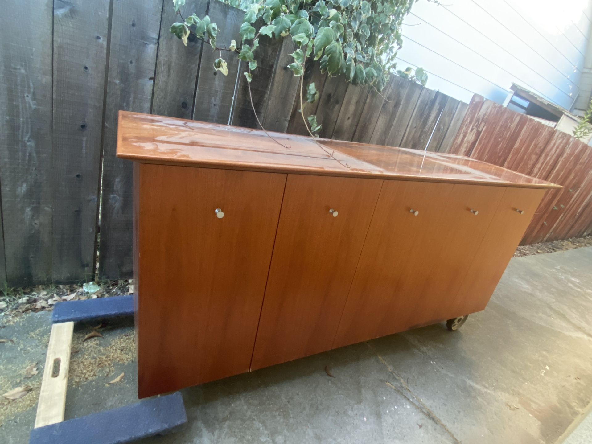 Free Office Cabinet Table 7 Ft Long