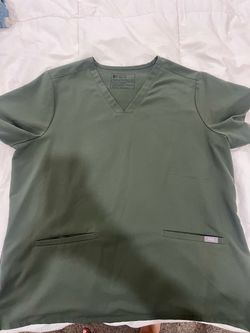 Figs Women’Moss Casma Three Pocket Scrub Top