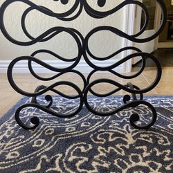 Wrought Iron Wine Rack