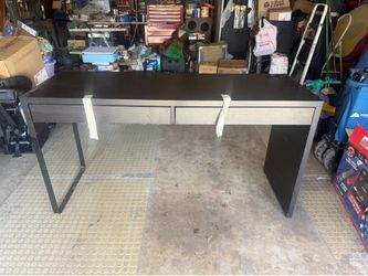 Modern Executive Computer Desk with 2 Drawers