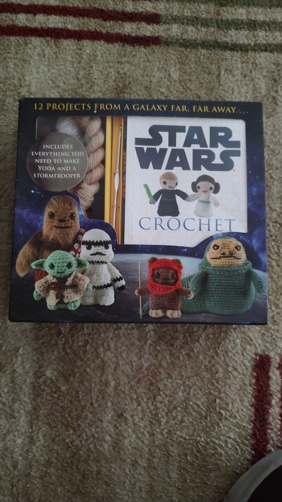 Star Wars Characters Crochet Kit With Great Starter Instructions 
