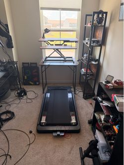 Entire Standup Desk w/Treadmill Setup