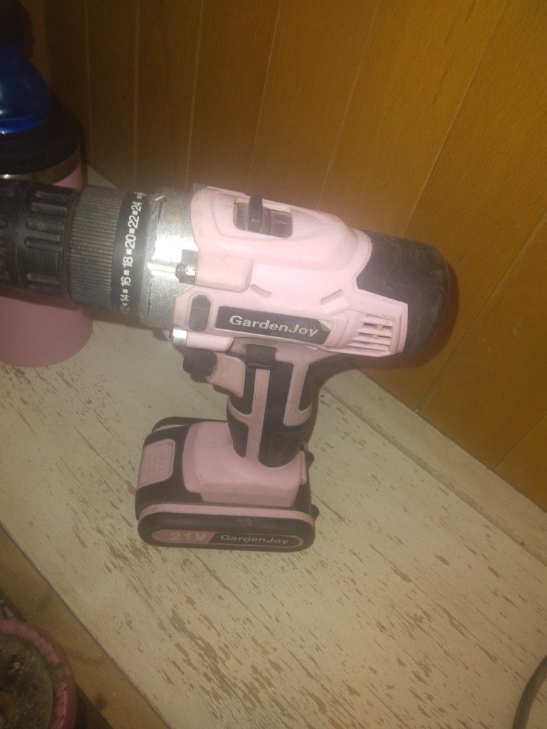 Pink Wireless Drill