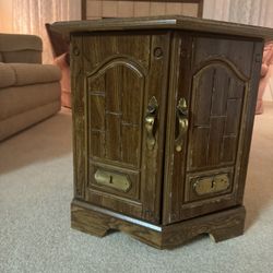 Solid Wood Accent / End Tables w/ Storage (Set of 2)