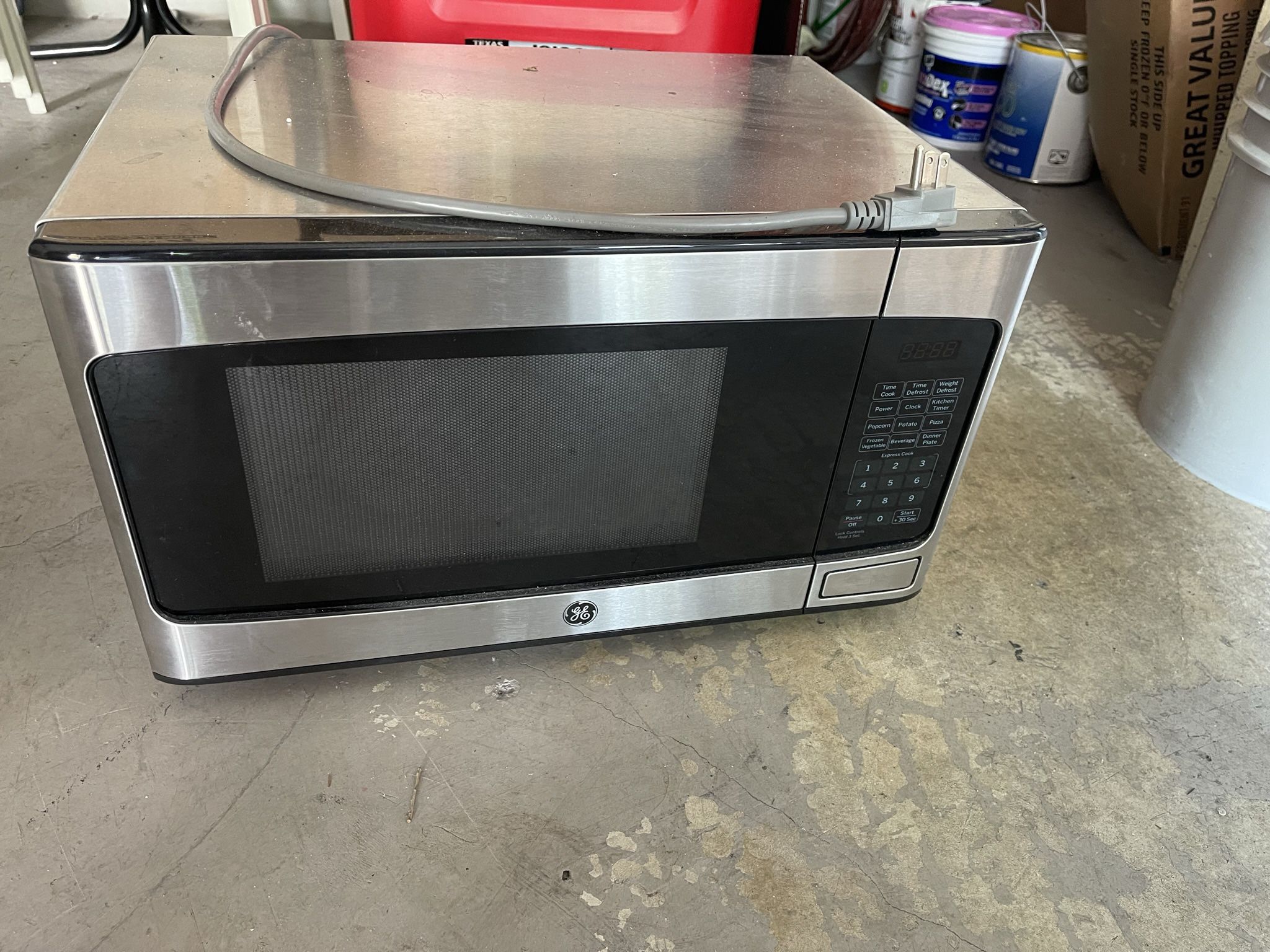 Tv Stand, Bread Maker, Microwave 
