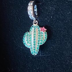 Cactus Silver Charm S925