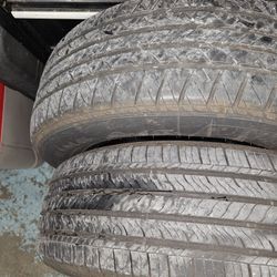 2 Tires With Good Tread 195/65R15