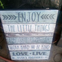 Encouraging sign