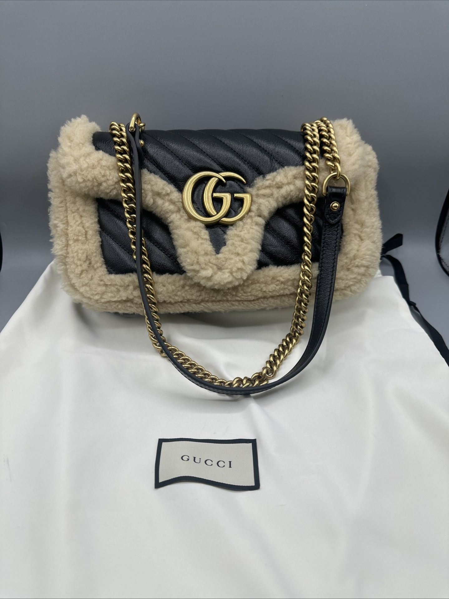 Gucci Marmont Sheerling Flap Bag