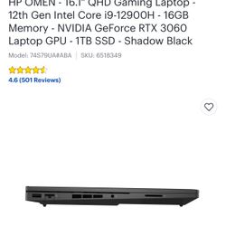 Laptop Gaming - Like New 