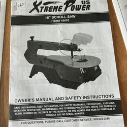 16” SCROLL SAW $70