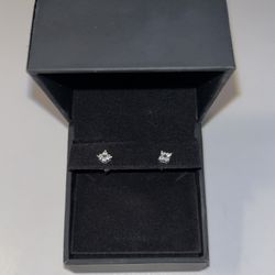 Kay Jewelers Diamond Stud 10K White Gold Earrings  Mothers DayGift