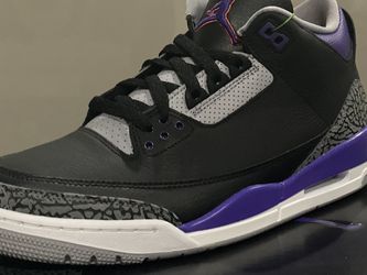 Jordan 3 Court Purple