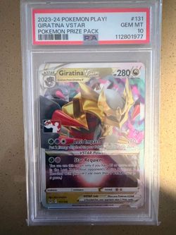PSA 10 Giratina VSTAR Pokémon Play! Prize Pack Stamped Promo #131