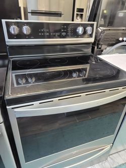 Whirlpool Electric Stove Stainless Steel Glass Top