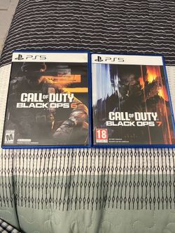 PS5 call of duty Black ops six and seven PS5 call of duty Black ops 6 and 7