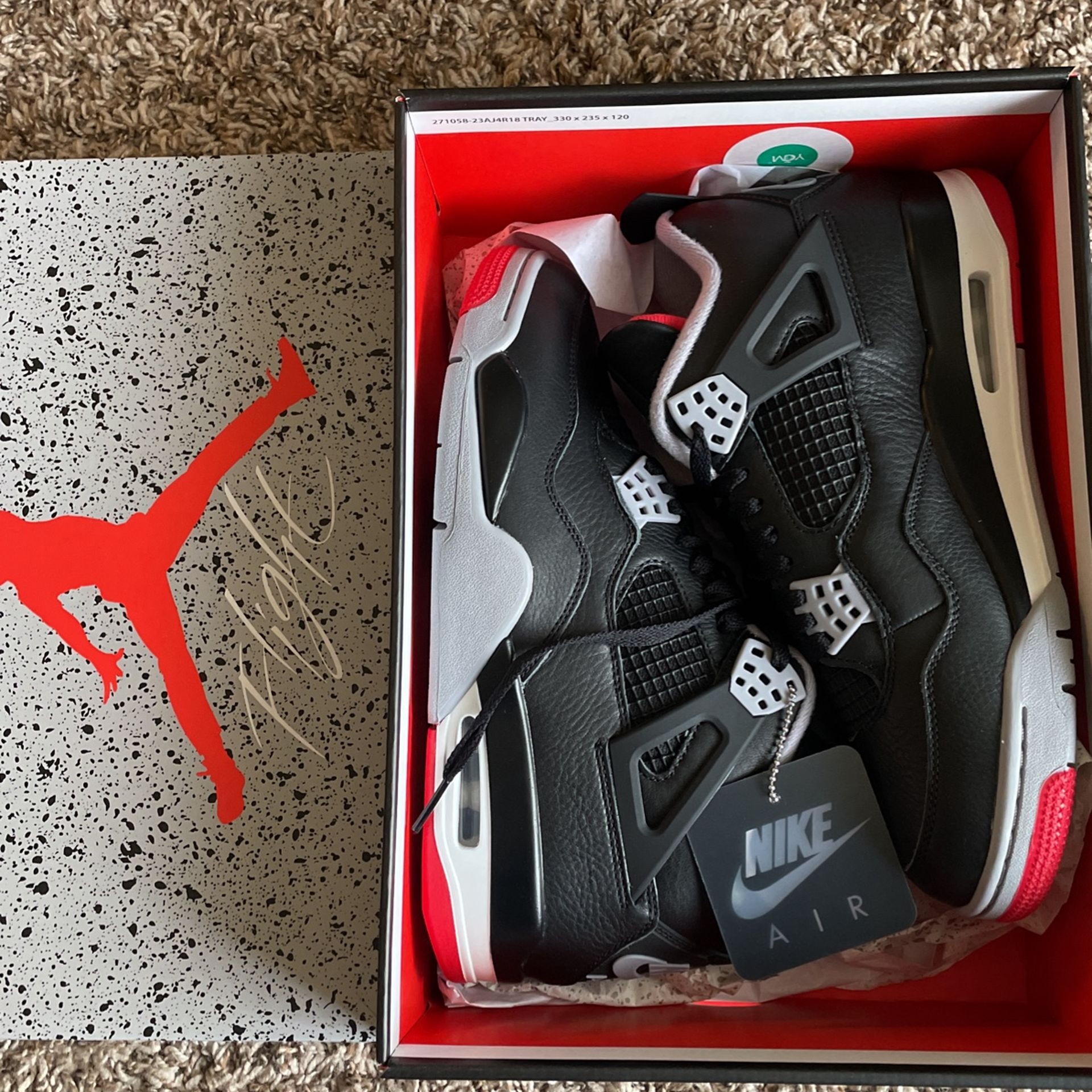 AirJordan 4  Retro ‘Bred Reimagined’