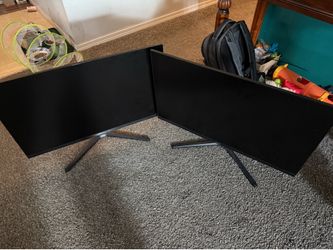 (2) 32” Flat Monitors 75hz for work stations
