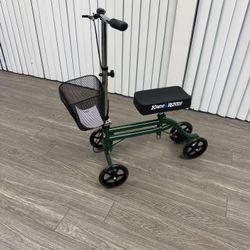 $69 - New / KneeRover Knee Walker Scooter / Green - Adjustable Height 
